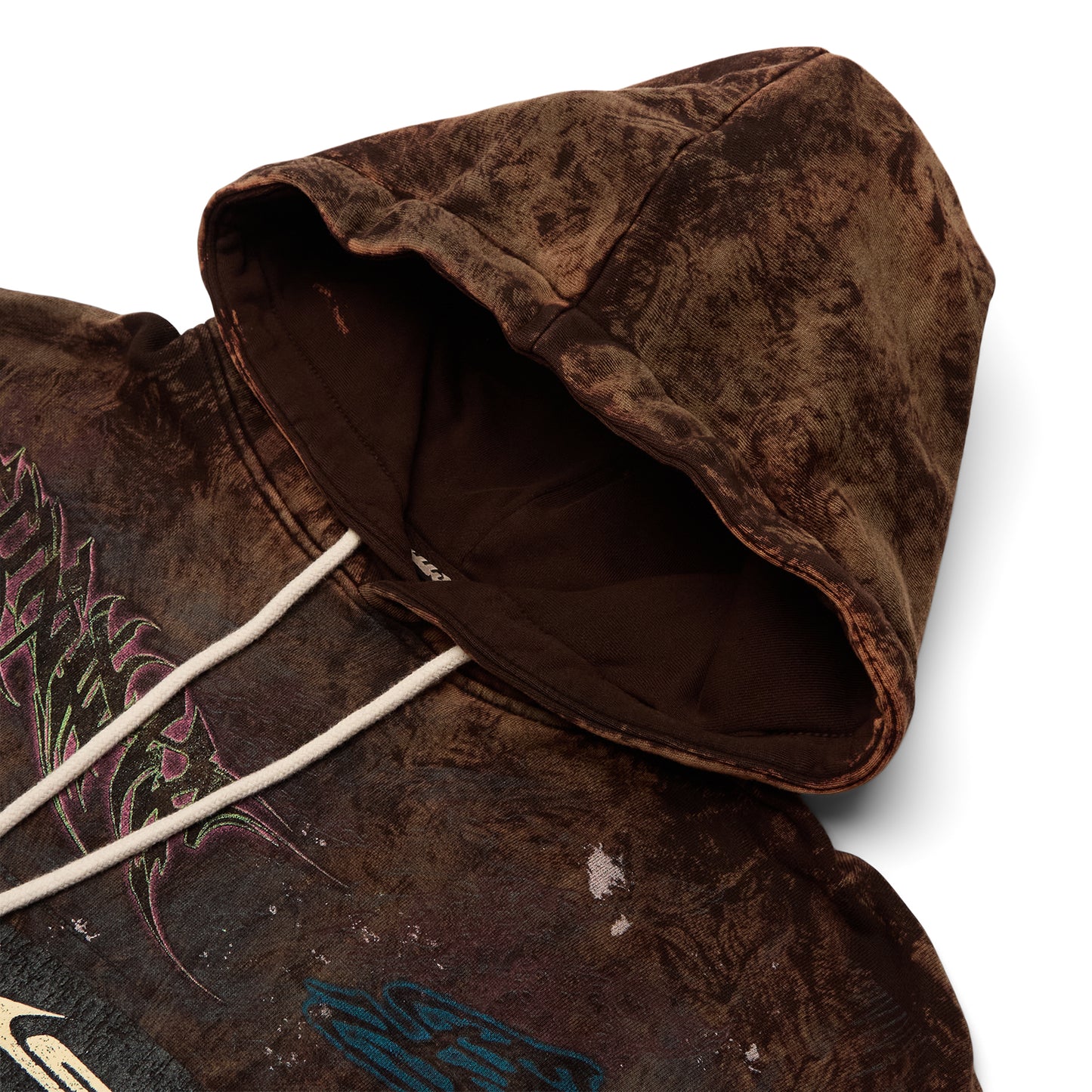 Hellstar H-Star Graffiti Hoodie (Brown)