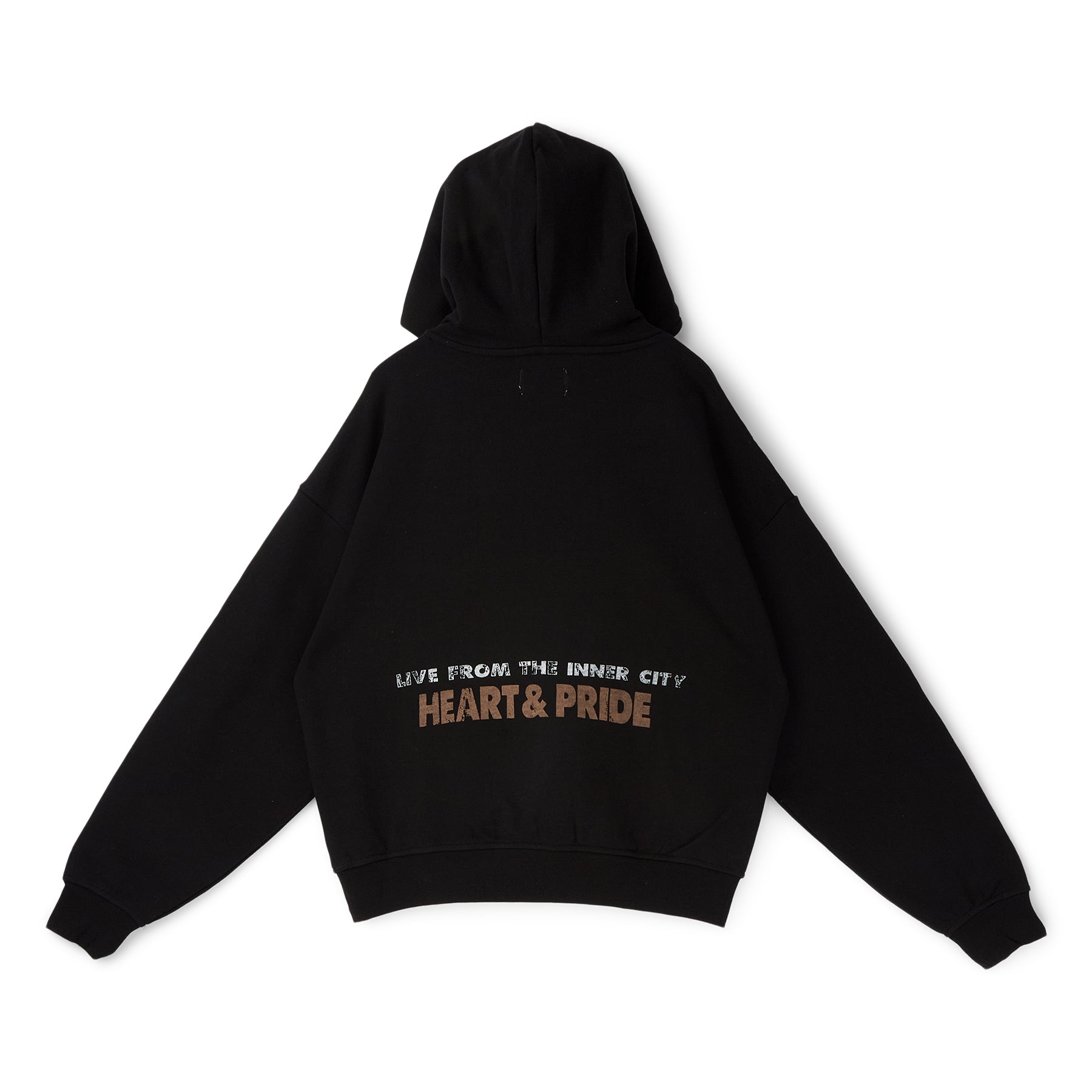 Honor The Gift Heart & Pride Hoodie (Black)