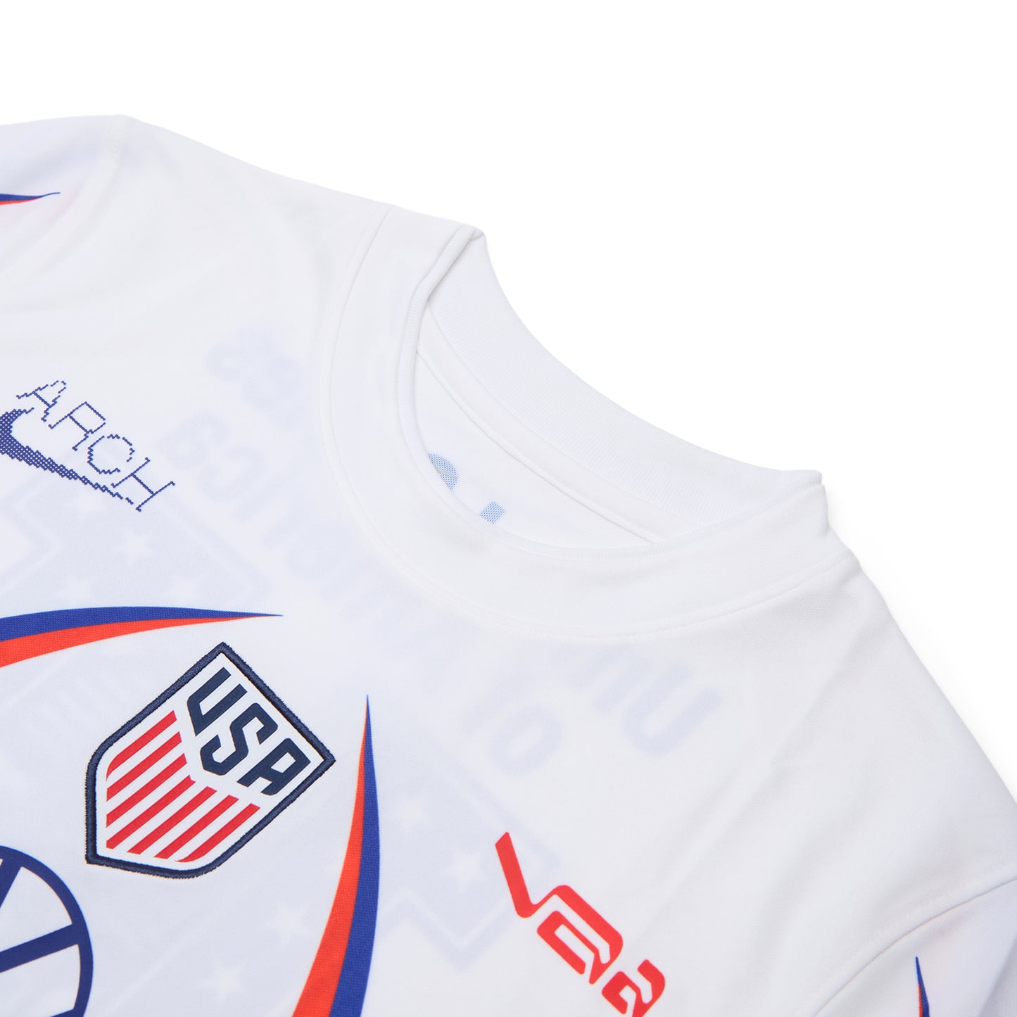 Nike x USA x VAA Women's Short-Sleeve Soccer Top (White/Deep Royal Blue)