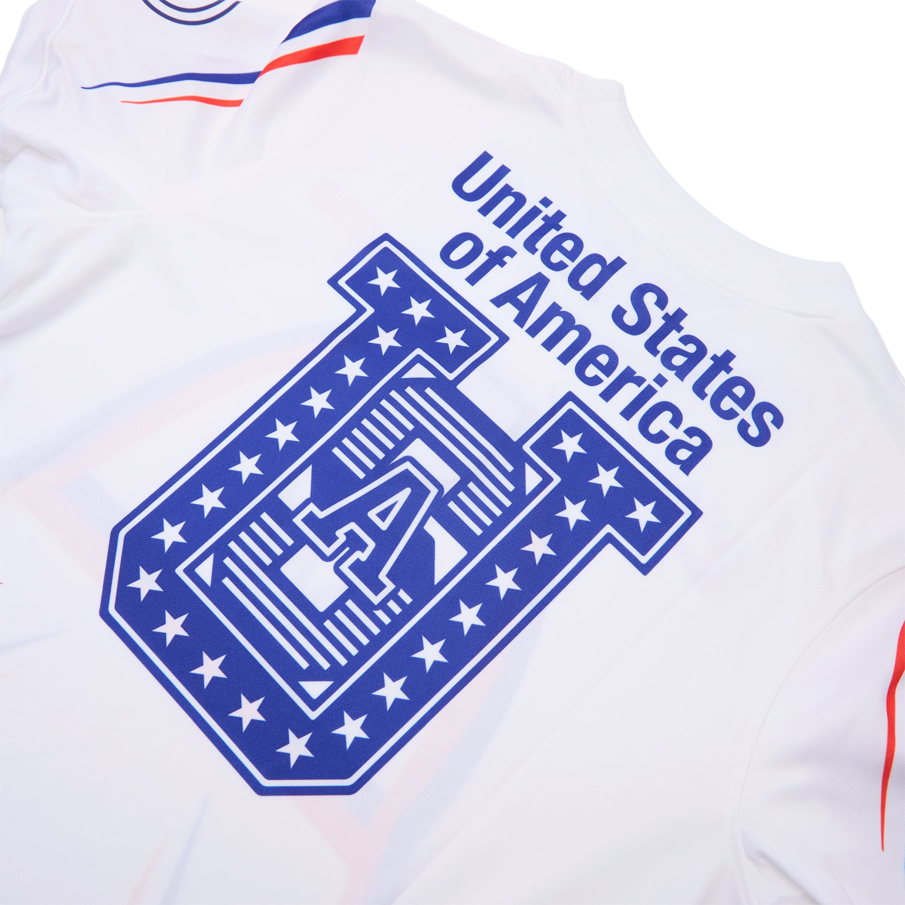 Nike x USA x VAA Women's Short-Sleeve Soccer Top (White/Deep Royal Blue)