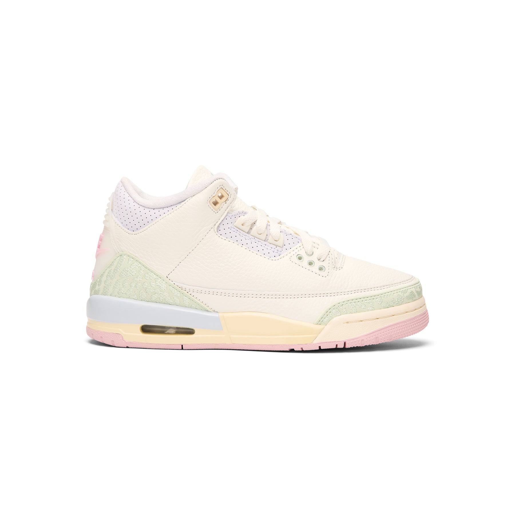 Air Jordan 3 Retro OG (GS) (Sail/Aura-Jade Aura-Iris Whisper)
