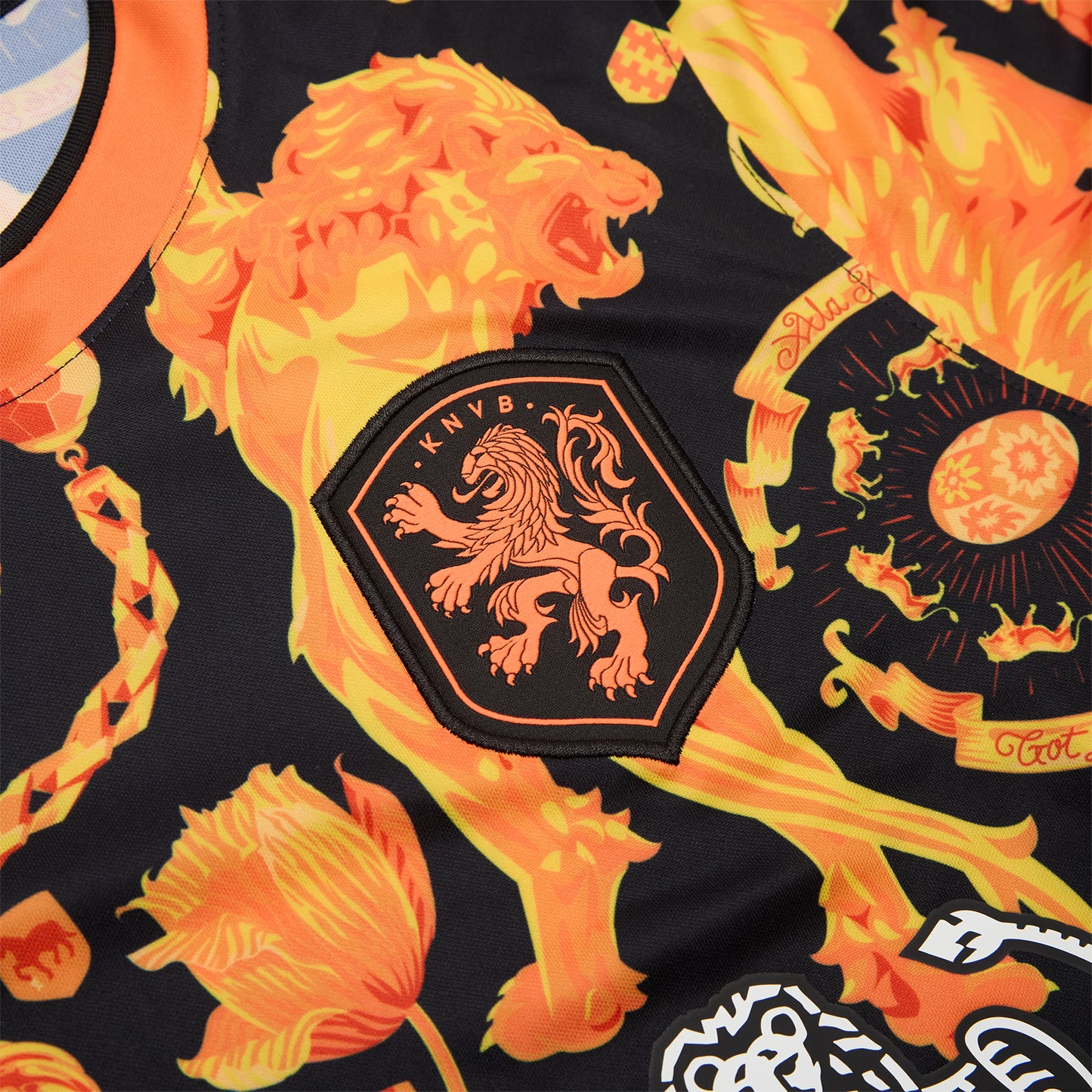 Nike x Netherlands x Patta Short-Sleeve Soccer Top (Black/White)