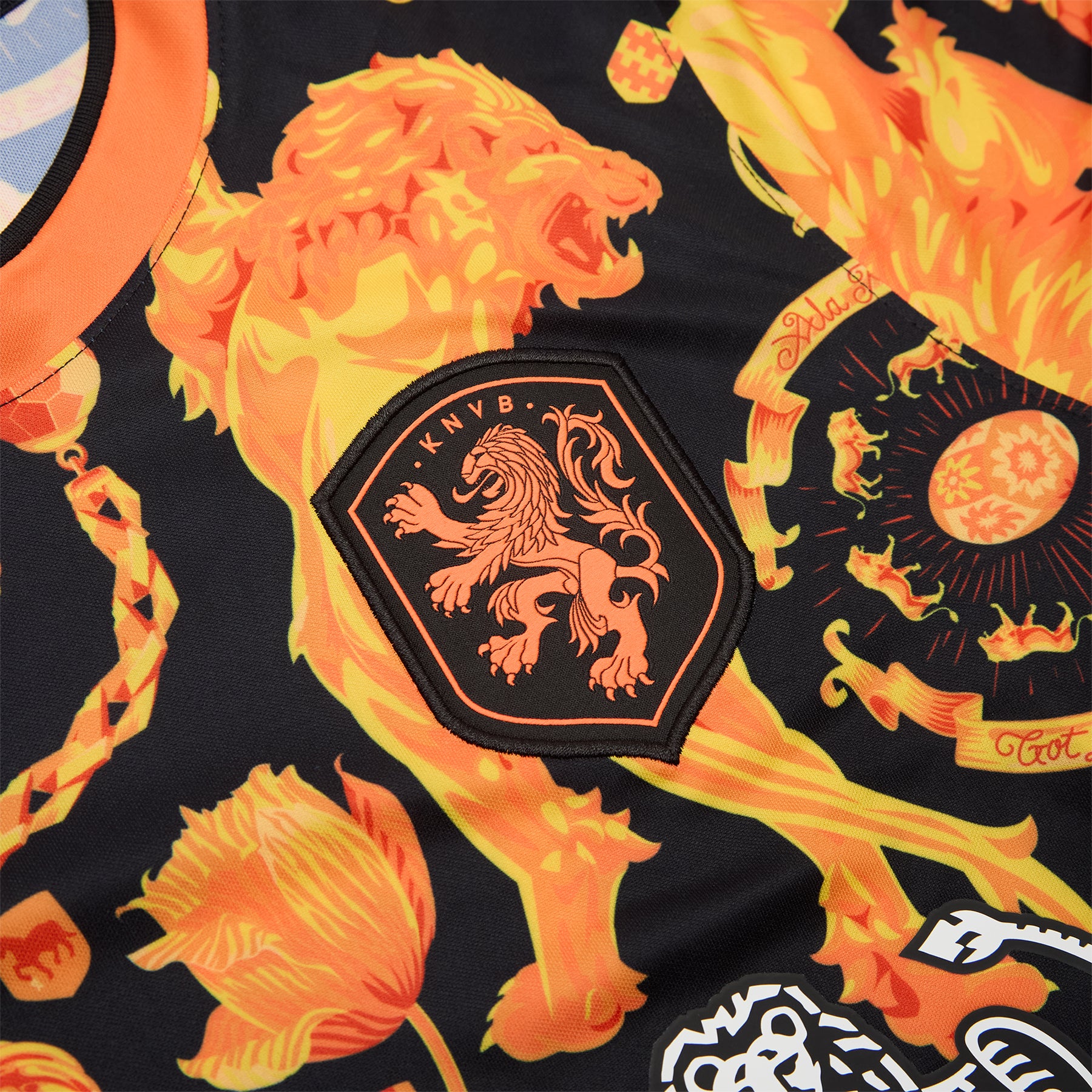 Nike x Netherlands x Patta Short-Sleeve Soccer Top (Black/White)