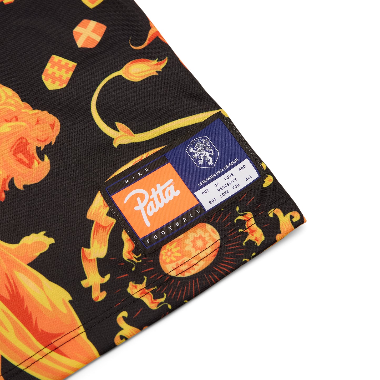 Nike x Netherlands x Patta Short-Sleeve Soccer Top (Black/White)