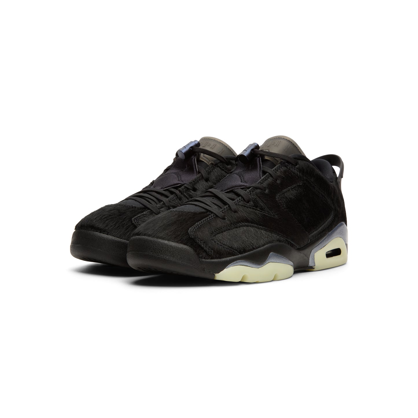 Wmns Air Jordan 6 Retro Low (Black/Black-Black)