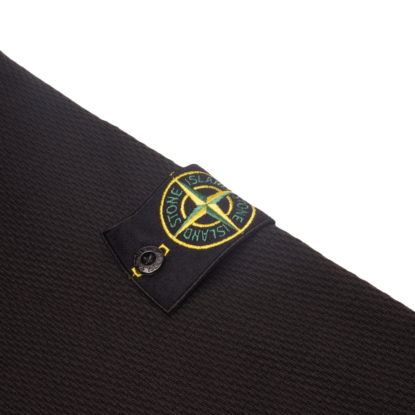 Stone Island Zip Up Cardigan (Black)