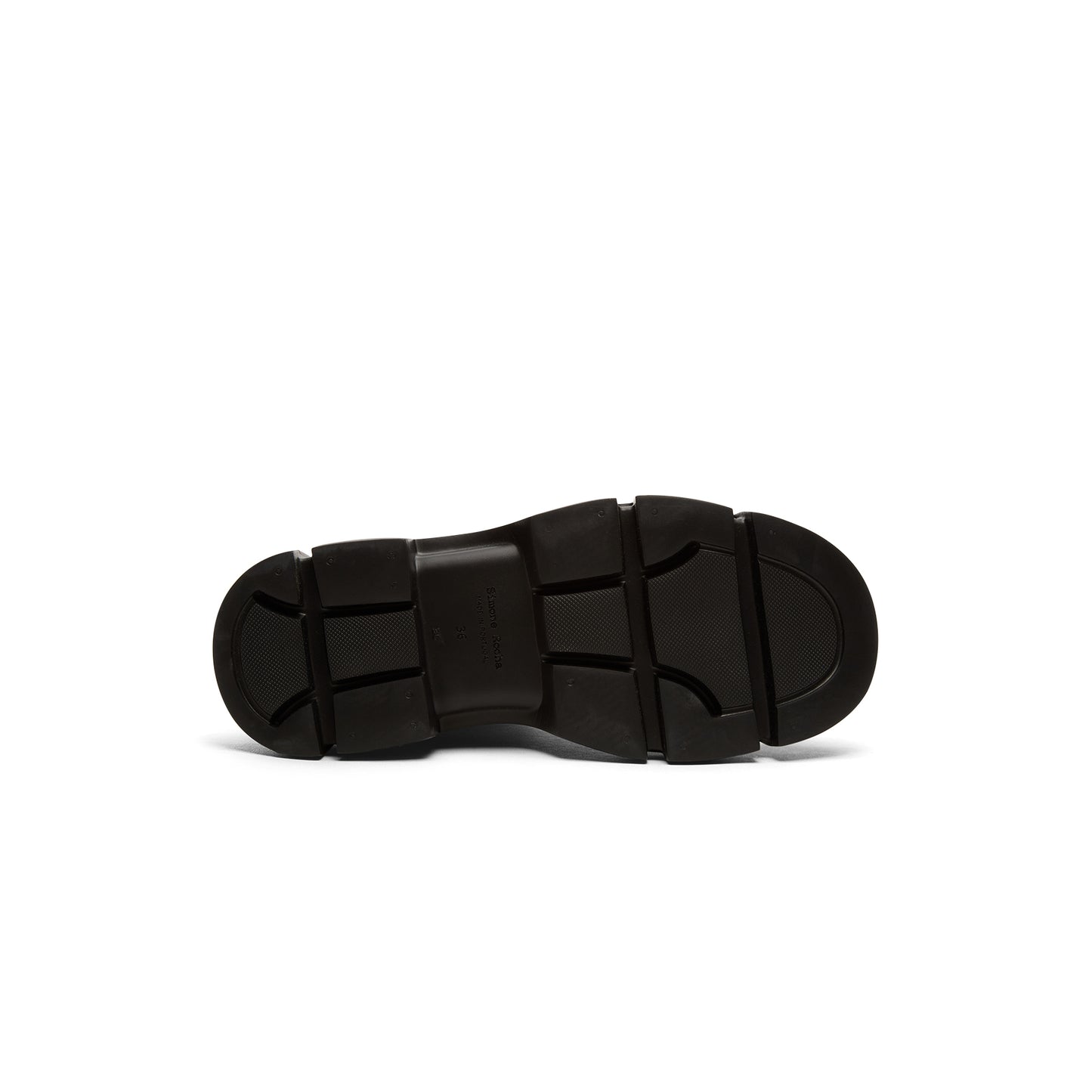 Simone Rocha Platform Buckle Combat Boot (Black)