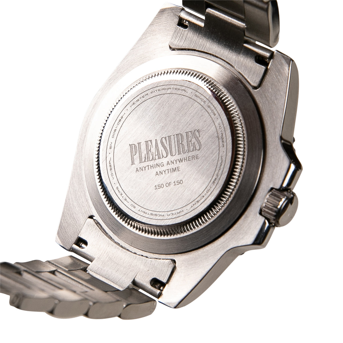 Pleasures Anytime Watch (Black/Silver)