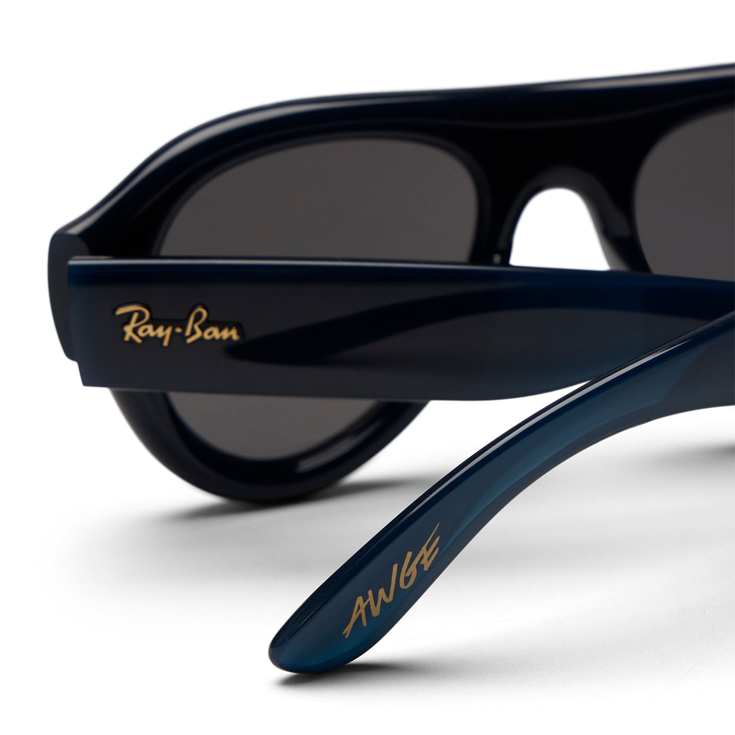 A$AP Rocky x Ray-Ban Aviator Puffer (Transparent Blue/Dark Grey)