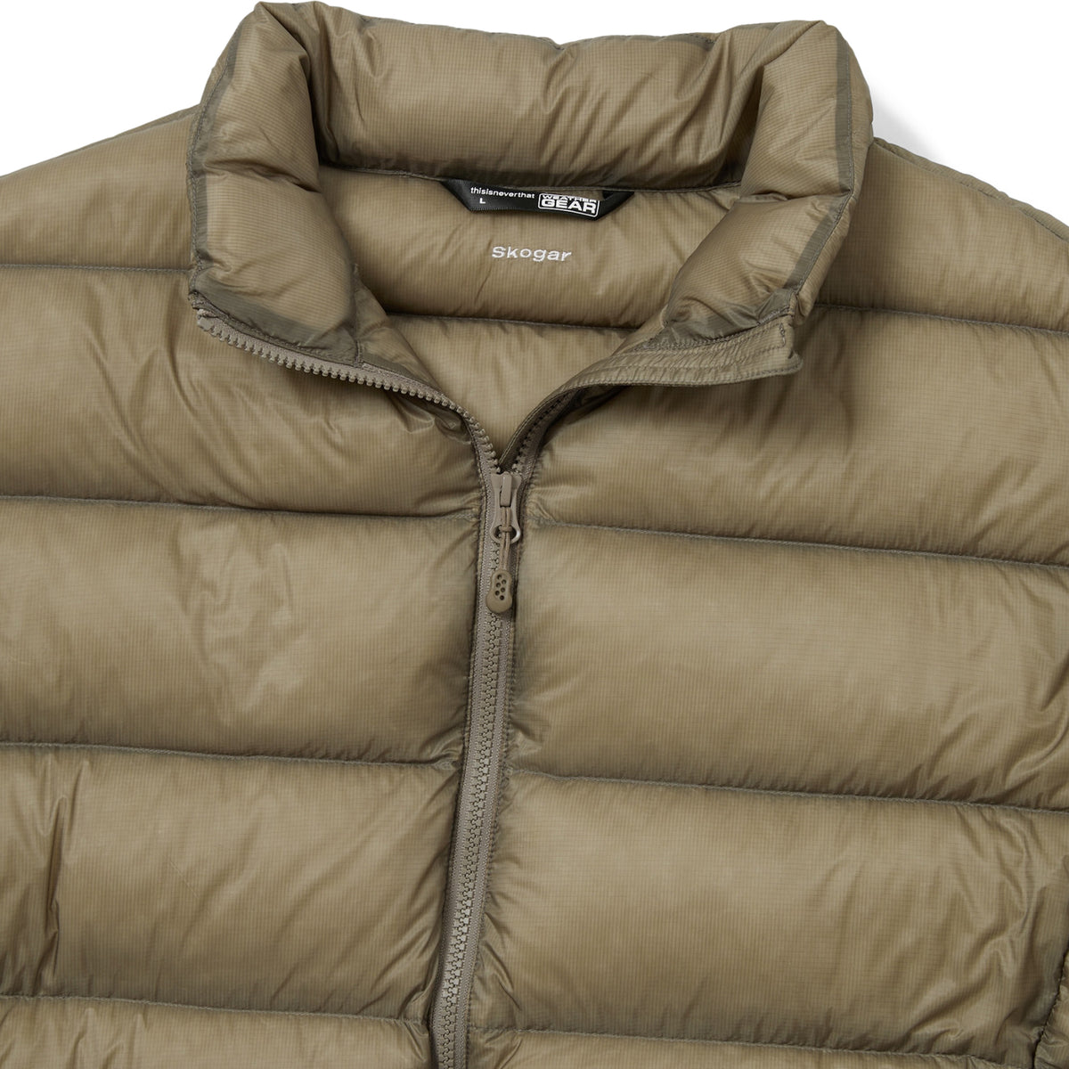 thisisneverthat Skogar MID Down Jacket (Light Beige)