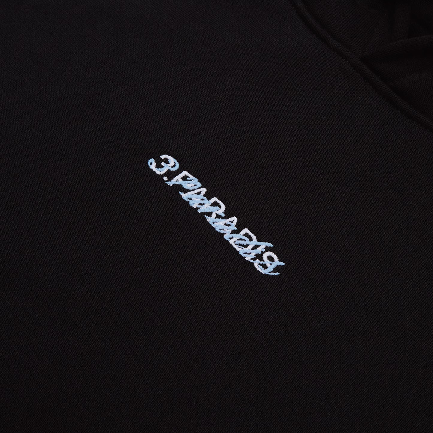 3.Paradis Double 3.Paradis Hooded Sweater (Trueblack)