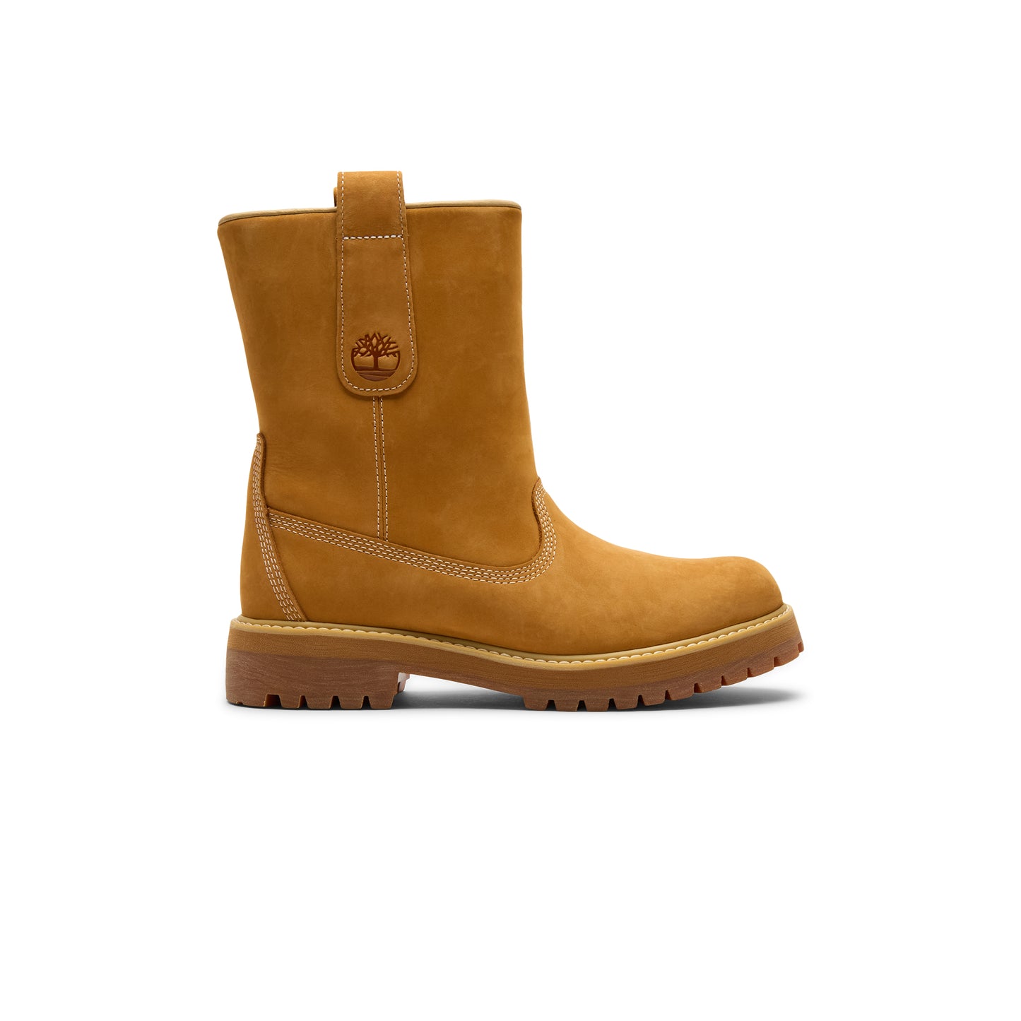 Timberland Mid Pull-On Boot (Wheat Nubuck)