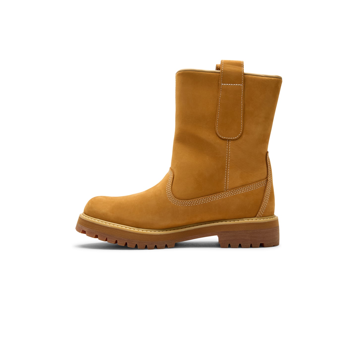 Timberland Mid Pull-On Boot (Wheat Nubuck)