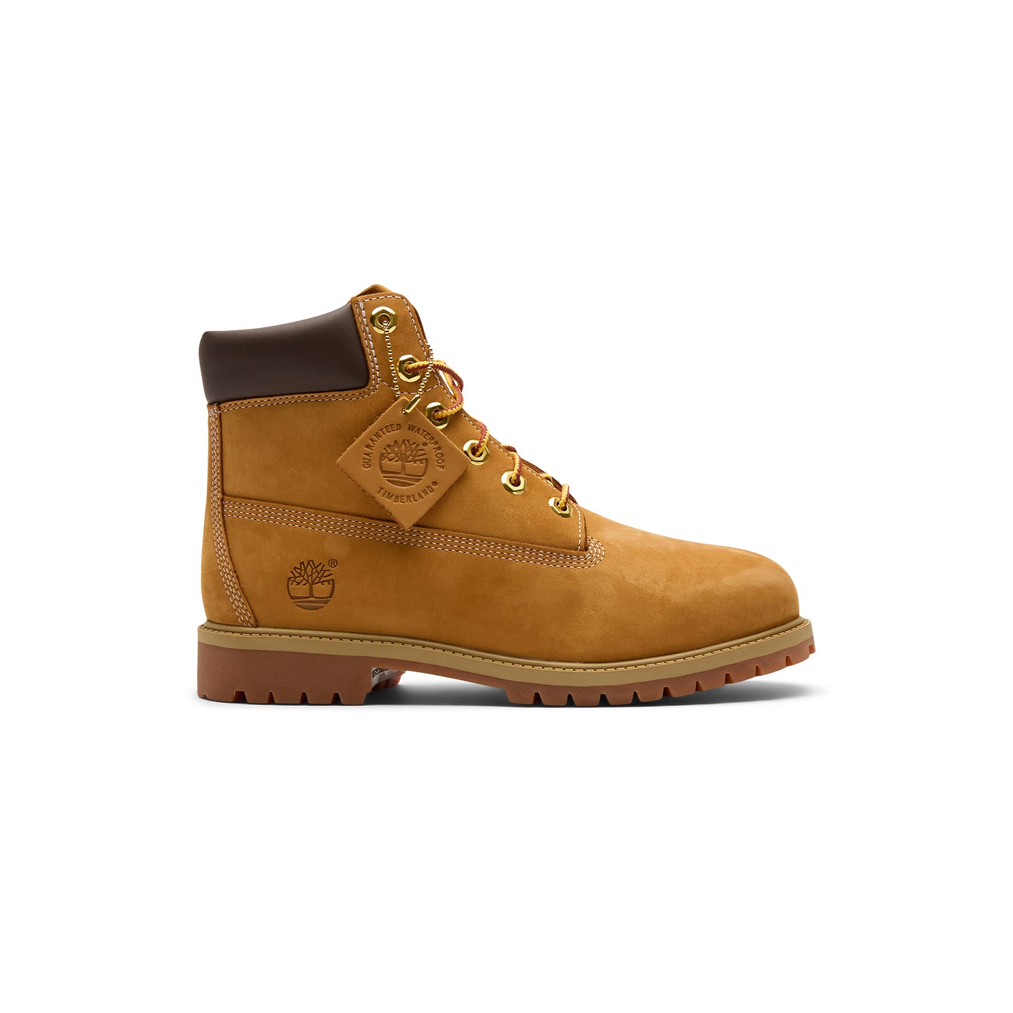 Timberland Junior 6" Lace-Up Waterproof Boot (Wheat)